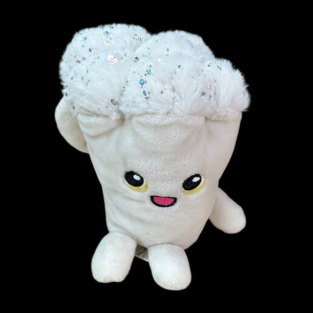 Cauliflower Veggie Plush Living on the Veg Plush Glitters on Top Kellytoy
